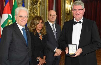 Robert Schlögl mit Eni Award